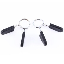 Qiilu Hantelclips – Standard 25 mm – Stahl und Gummi – 2er-Pack – Komfortabel in der Anwendung