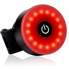 Fahrradrücklicht - LED - USB-aufladbar - Rot - Blinkend - Für Mountainbikes und Elektroroller