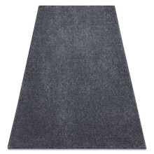 Carpet wall-to-wall SAN MIGUEL grey 97 plain, flat, one colour 150x300 cm