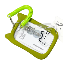 Photocard Holders Cats Ear Bus Card Protector Lovely Bus-Green