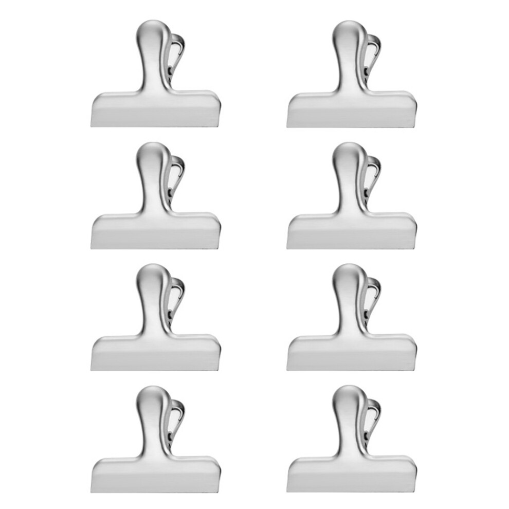 8Pieces Stainless Steel Sealing Clip Metal-Medium Size True Col 7751000497347