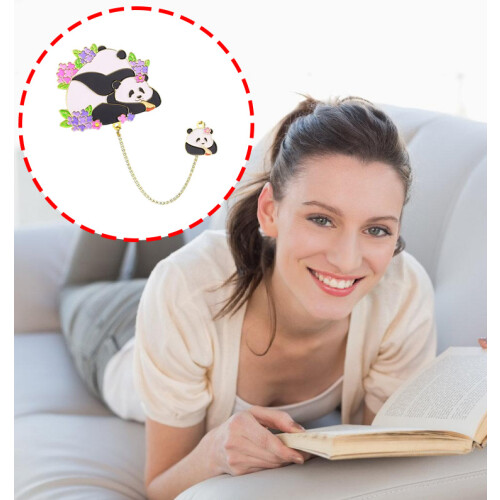Metal Bookmarks for Book Reading Panda Page Marker Creative-4 1