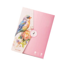 Watercolor Paint Set with Coloring Book Easy to Use-Animal
