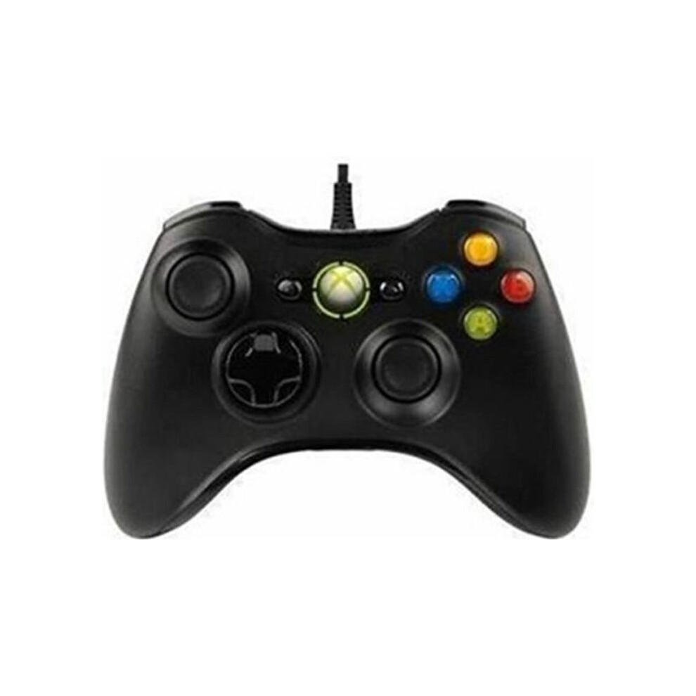 Schwarz Kabelgebundenes Gamepad – Xbox – Xbox 360 – – Vibration – Kabelgebunden