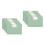 10 Pcs Clear File Folders Document Wallets Document-Mint green 1