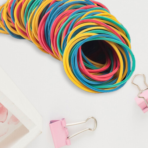 400 stuks verschillende maten elastische rubberen ringen diverse 1