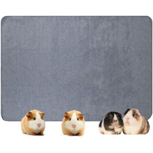 Käfigmatte für Meerschweinchen, waschbar, wasserdicht, saugfähig, wiederverwendbar, für Zwergkaninchen und Igel, 77 x 107 cm