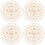 4Pieces Wood Stitching Thread Holder Disc Numbered Embroidery-C 1