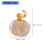 Skilled Craftsmanship Glass Pumpkin Figurine Decoration-3 4