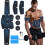 Bauchmuskelgerät, EMS-Smart-Gürtel, USB-Ladefunktion, Elektrostimulator, Muskeltraining 1