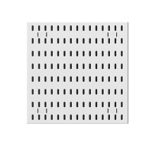 Space Efficient Pegboard Shelves And Hooks For Clutter-White 2