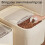 Large Capacity Pet Food Storage Container Sealed-Creamy M 5