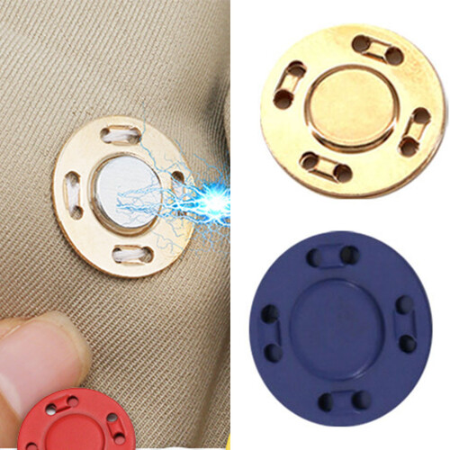 Rustproof Round Buckles for Jackets Bags Waterproof-coffee 2