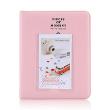 Fotoalbum – Polaroid – Rosa – 64 Fächer – PVC DS – Für Instax Mini 7s, 8, 25, 50, 90
