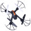 Κάμερα HD FPV RC Drone 6Axis Γυροσκόπιο Τεχνολογία Διασποράς Φάσματος Υποστήριξη 7
