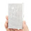 Visitenkartenetui mit Strasssteinen, Aluminiumlegierung,-Weiß 1