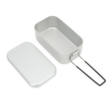 Frost Bento Lunchbox – Campingschüssel aus hochwärmeleitfähigem Aluminium mit rutschfestem, isoliertem Griff für bequemes Kochen