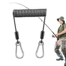 Highperformance fishing rod, reel lanyard stainless steel, telescopic hook, kayak paddle 150 cm
