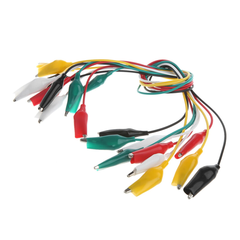 Alligator Clip 10Pack Doubleended Test Leads For Jumper Wires Replacement Cable Clips 9119770828149