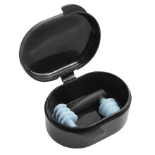 Silicone Ear Plugs for Swimming 4Layer Design, Comfortable for Adults, Geei Blue 1 Pack