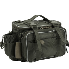 Bolsa para accesorios de pesca. Tejido impermeable de primera calidad. Cremalleras reforzadas. Múltiples compartimentos. Fácil acceso al equipo.