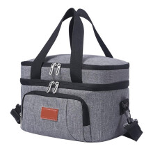 Bolsa térmica portátil para almoço que oferece proteção térmica, grande capacidade para garantir espaço suficiente, design à prova de