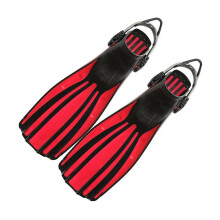 Swimming Flippers Stainless Steel Spring Straps Monofin For Adults Silicone Long Snorkeling Fins