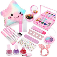 AMOUNE Kinderschminkspielzeug – Waschbar – Rosa – Ab 3 Jahren – Unisex