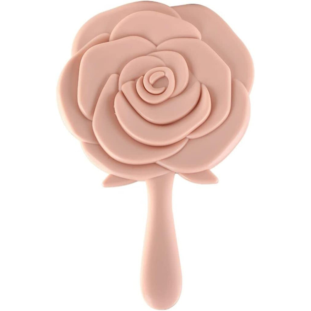 Spiegel, cute oval rosehand cosmetic mirror with handle, makeup mirror, cute creative hand mirror, makeup cosmetic mirror