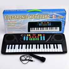 Elektronisches Klavier mit 37 Tasten, Musikspielzeug für Kinder 3768 - Schwarz