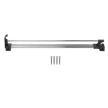 Rallonges de tringle à rideaux pour placard, solutions gain de place, organisateur de vêtements ajustable avec surface résistante à la