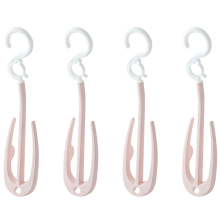 Porta scarpe multifunzionale, leggero e facile da trasportare, realizzato in plastica resistente e dotato di ganci girevoli per un utilizzo versatile.
