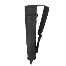 Arrow Quiver Archery Back Arrow Quiver Holder Adjustable Tube Hip Quiver Waist Suspension Carry Bag for Practice Bow and Targets Black