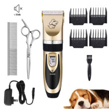 Jooksmart Professionelle Hundehaarschneidemaschine für langes und dickes Fell, wiederaufladbarer, kabelloser Elektrorasierer und sparsam