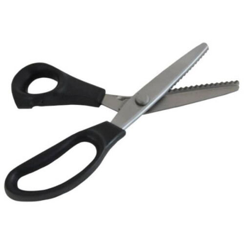 Professionelle Zackenschere 23 cm, Spezialgewebe 1