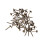 antique bridle round nail brass pin 1