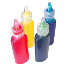 1 Pack - Major Brushes Glass Paints Set of 4 x 20ml (red, blue, green and yellow)