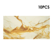 10Pcs Self-Adhesive Marble Pattern Wall Tile Stickers