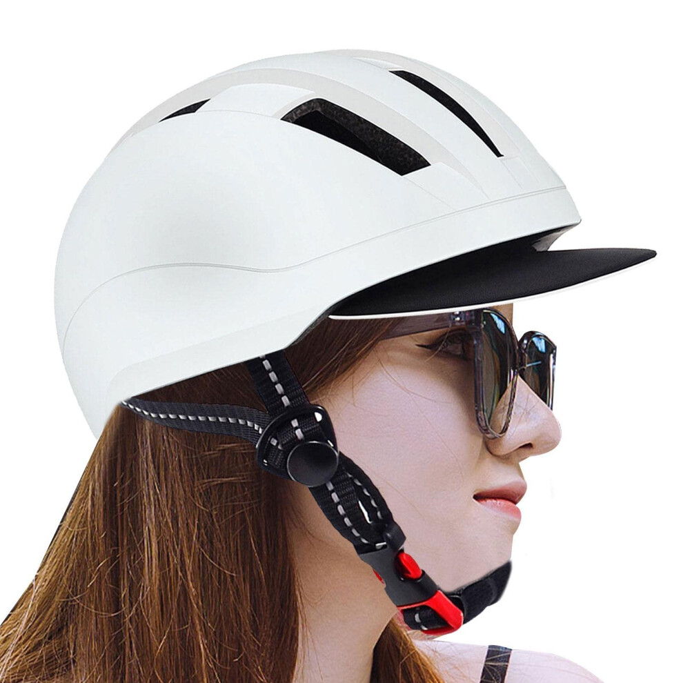 Riding Helmets, Protective Helmets, Riding Helmets, Sports Helmets, Breathable,, Helmets for  Motorcycle, for Men, Women, Adults White-image-OPC-PNSMJ2Z-NEW
