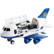 Toy Airplane For Kids, Super Sturdy Airplanes Toy With Friction Powered Transport Push Go Design Educational Plane Toys For Boys Girls Age 2-7 Years O