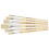 Major Brushes Short Handle Flat Hog Brushes - Pack of 6 1