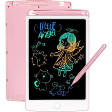 8,5 Zoll großes, farbiges LCD-Schreibtablett für Kinder von 3 bis 12 Jahren – Rosa