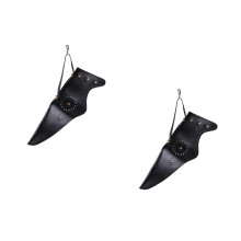 archery quiver back trembling hunting quiver quiver holder quiver case leather black 2