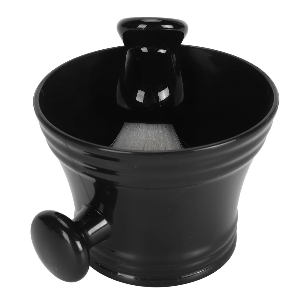 3in1 Shaving Set for Men, Shaving Brush and Bowl, Portable Shaving Foam Brush with Stand and Bowl for Salon Use, Home Care, and Travel.