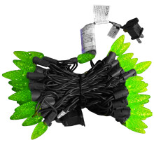 Lumini de Crăciun LED pentru interior și exterior, ghirlande luminoase rezistente la spargere și la ciobire, cu design C3Bulb, 110V eficient