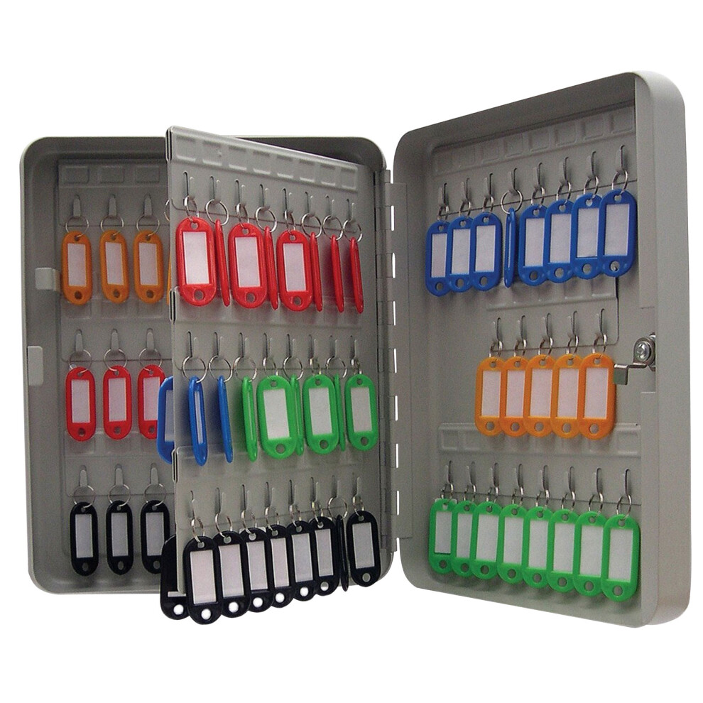 Cathedral Products Value Key Cabinet Steel Gy Lockable Fixings 93 Keys 5037062001398