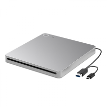Napęd zewnętrzny Blu-ray DVD 3D 2025, USB 3.0 i typ C, napęd Blu-ray CD DVD, ultracienki, nagrywarka CD DVD typu slot-in