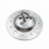 Gancio da soffitto in metallo con base Ro da 90 mm per lampadario, resistente, 2 pezzi 2