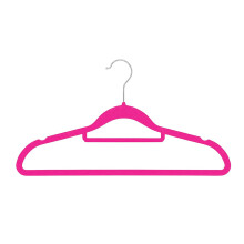 Ensemble de cintres antidérapants avec finition peluche, cintres robustes pour manteaux et costumes, organisateur de placard avec design arqué sans