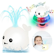 Badespielzeug – Unbekannt – Elektrischer Induktionswal – 2-in-1 – LED-Beleuchtung – Für Babys
